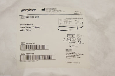 620-030-201 ~ Stryker Disposable Insufflator Tubing With Filter (x)